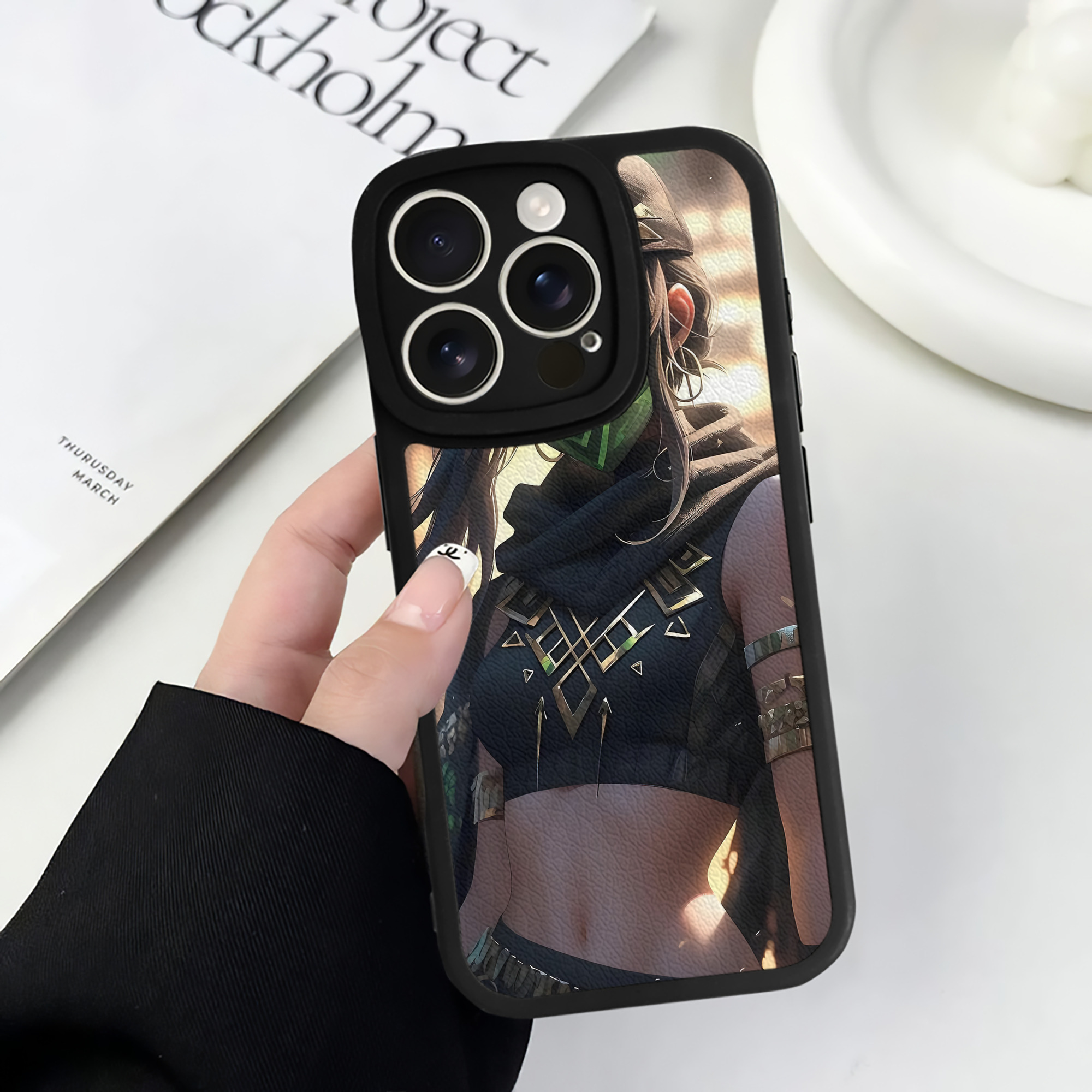 リーグ・オブ・レジェンド League of Legends LOL 【iPhone 16シリーズ対応】シリコンスマホケース（レザー調） 材質：シリコン